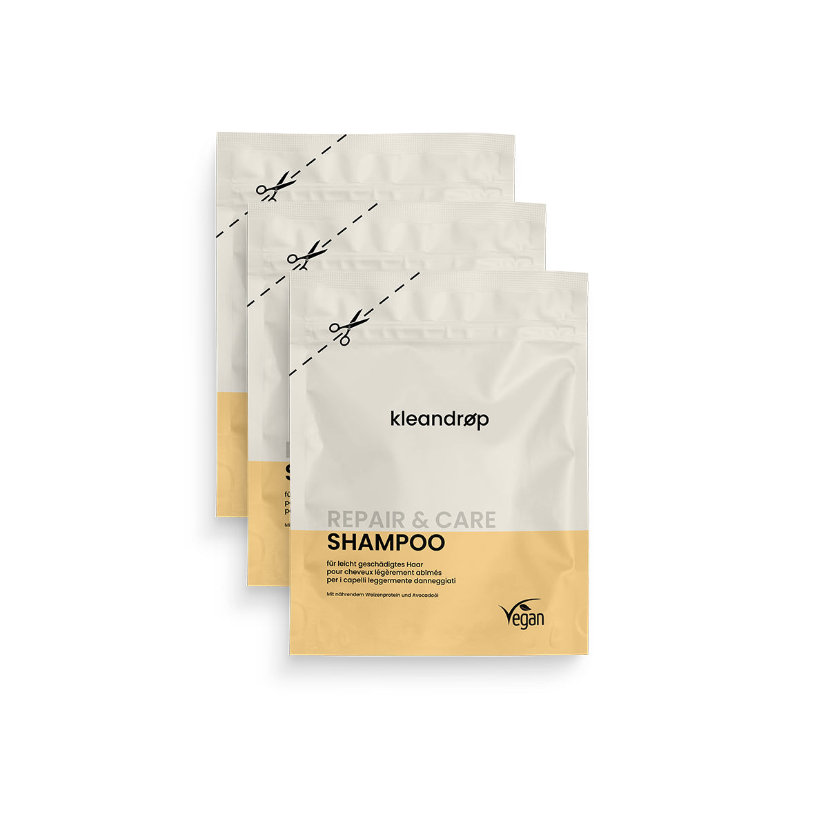 Shampoo Refill, Repair und Care
