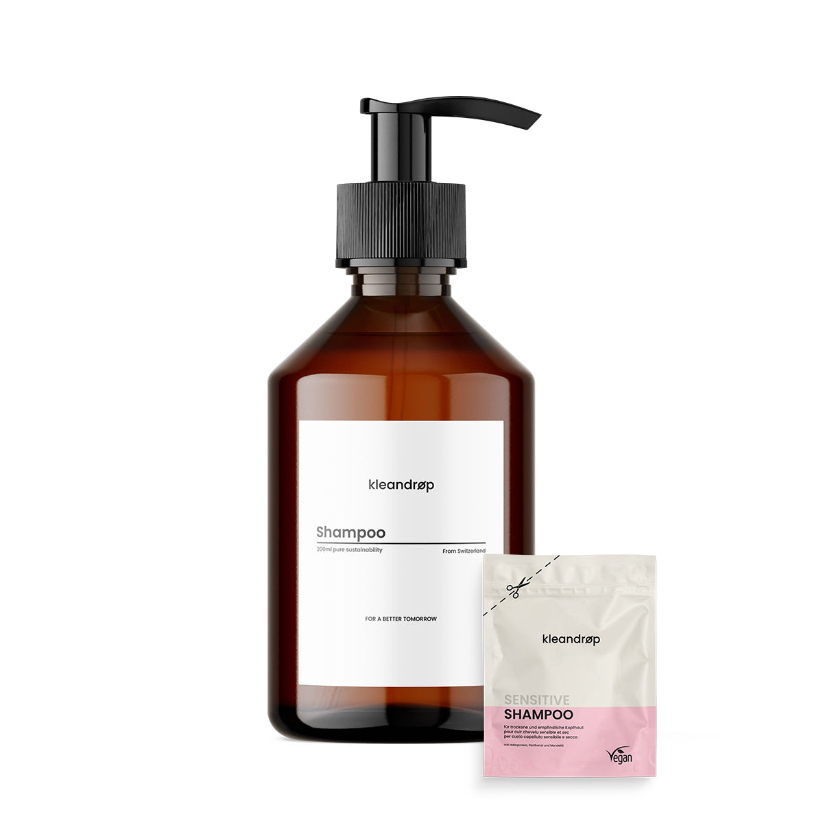 Coffret de départ pour shampoing