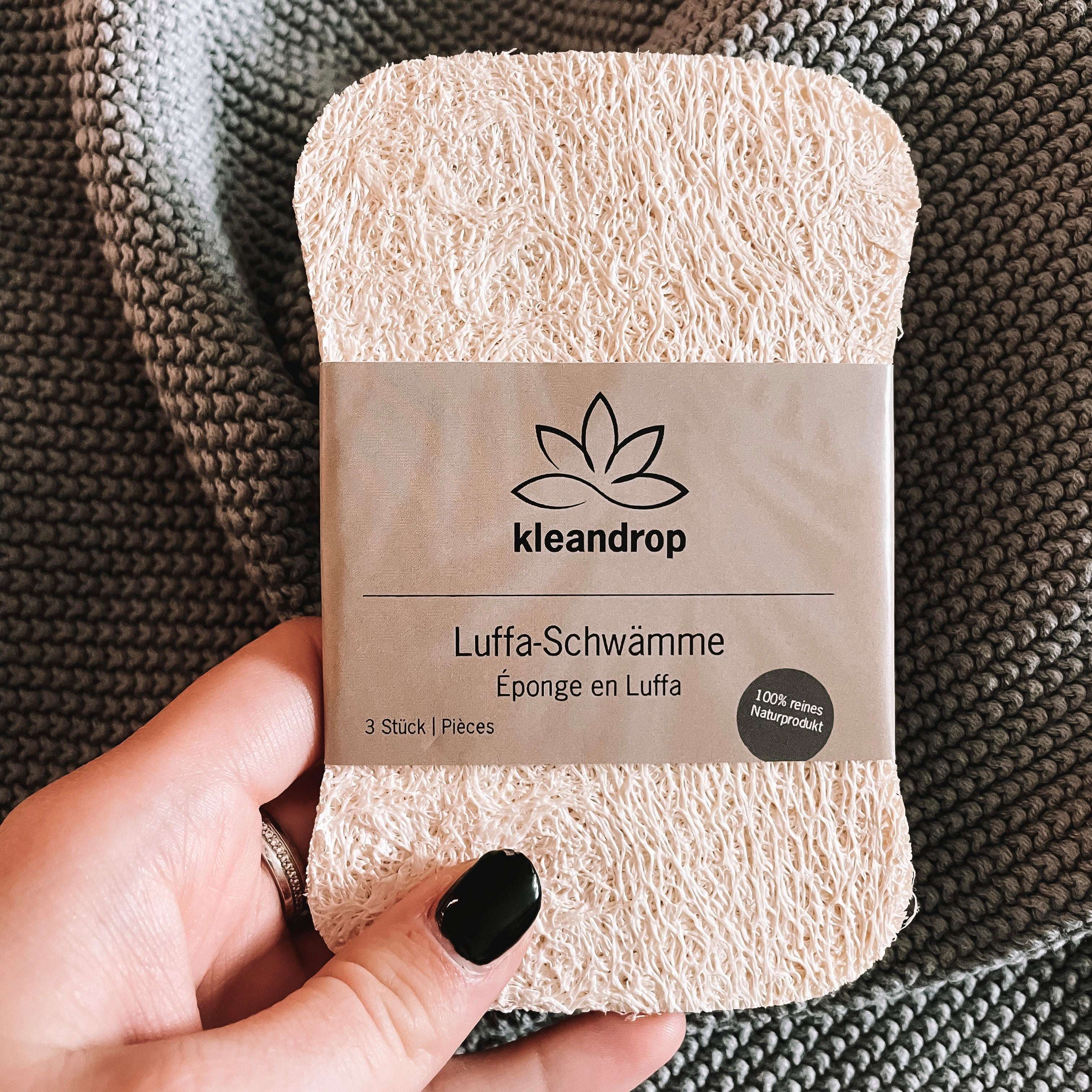 kleandrop - spugna di luffa