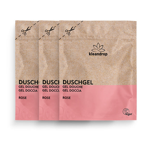 Duschgel Refill - Rose, 3er