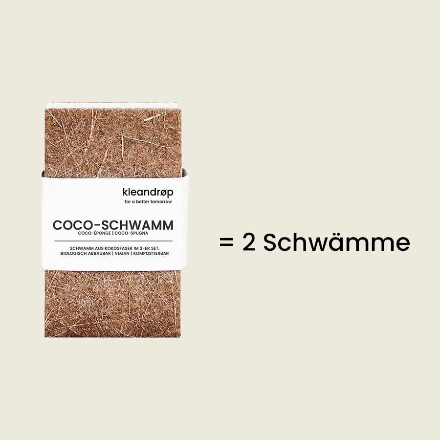 Kokos-Schwamm, 2er Set