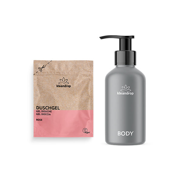 Coffret de départ gel douche - rose 